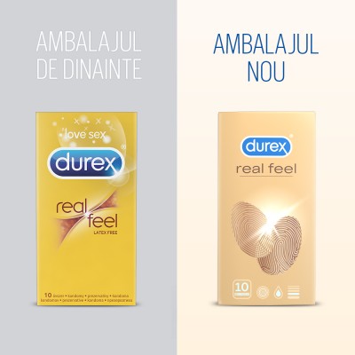 Prezervative Durex Real Feel 10 Buc