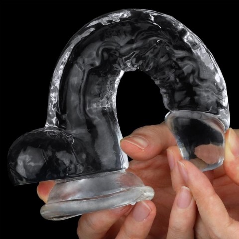 Dildouri, Dildo Clasic Cu Ventuza, Transparent, 19 Cm, pasiune.ro