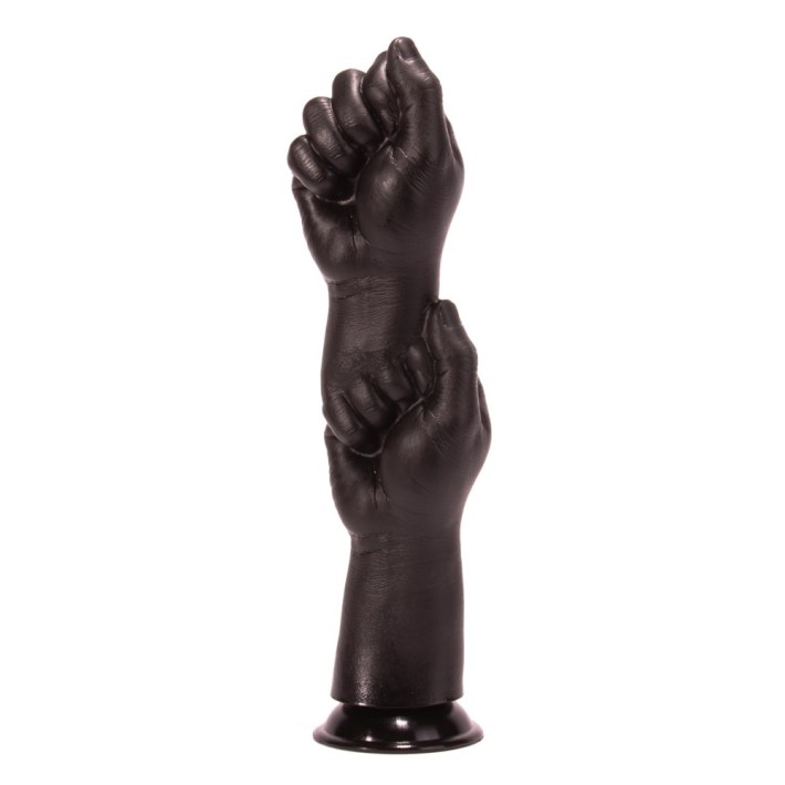 Dildo The Hand, Negru, 34 Cm
