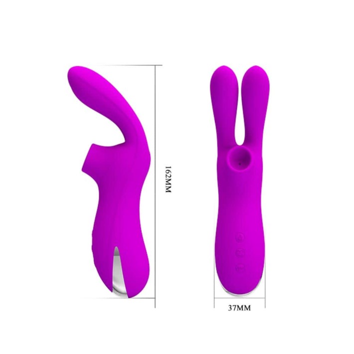 Vibrator Clitoridian Ralap, Violet, 16 Cm