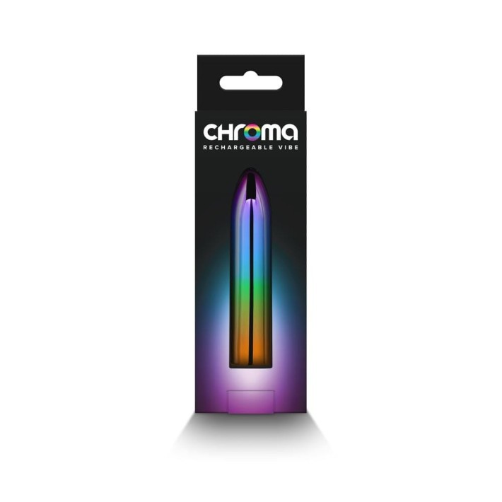 Glont Vibrator Chroma Rainbow, Multicolor, Medium