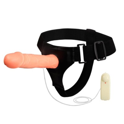 Strap-on/extensie Penis Cu Vibratii Ultra Passionate, Natural, 17 Cm