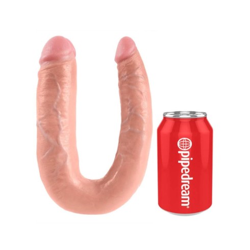double, Dildo Realistic Double Trouble Large, Natural, 44.5 Cm, pasiune.ro