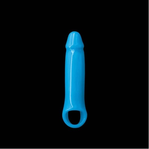fantasy, Extensie/manson Penis Fosforescent Firefly, S, Albastru, pasiune.ro