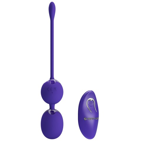 Bile vaginale, Bile Vaginale Kegel Cu Vibratii Willie Youth, Indigo, 8.5 Cm, pasiune.ro