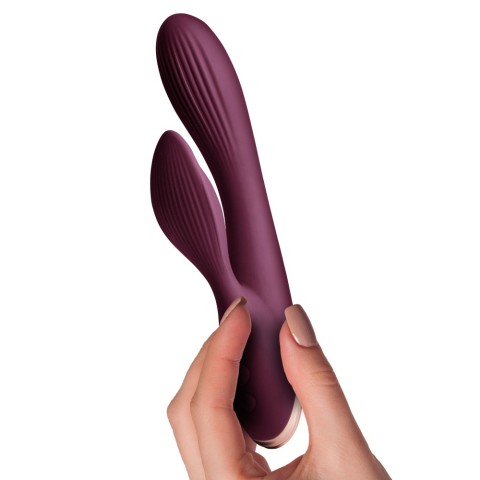 Rocks-Off, Vibrator Rabbit Climaximum Lyanna, Burgundy, 25 Cm, pasiune.ro