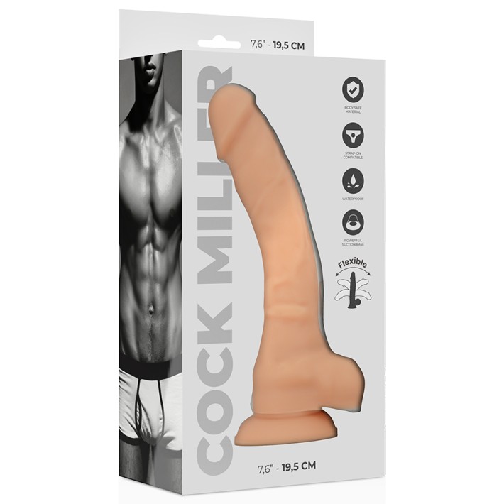 Dildo Realistic Flexibil Cock Miller 19,5 Cm