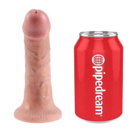 King Cock, Ham Strap-on Cu Dildo King Cock, Natural, 15 Cm, pasiune.ro