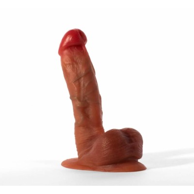 Dildo Ultra Realistic Cu Ventuza Mike, Natural, 15.5 Cm