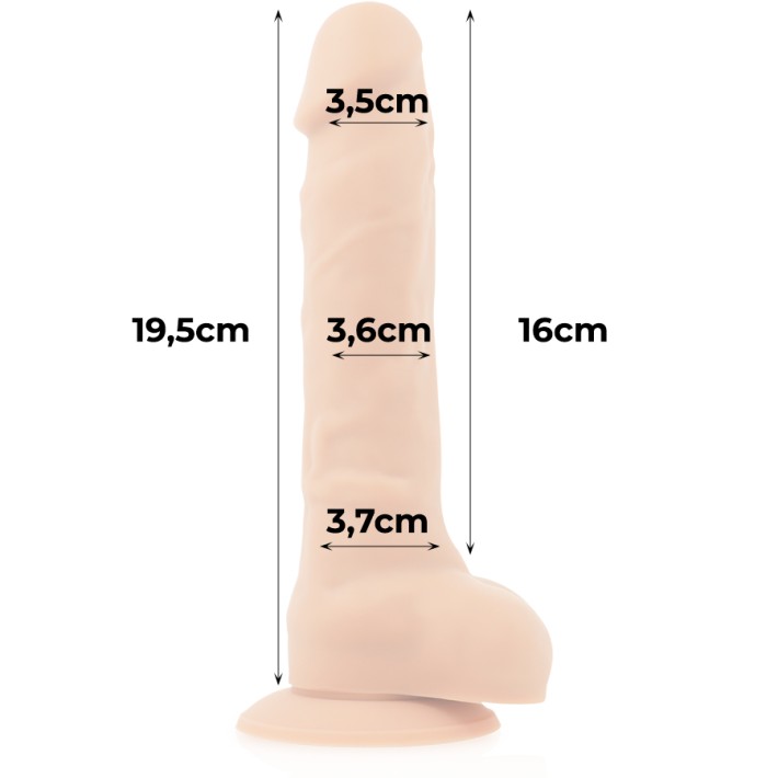Dildo Realistic Flexibil Cock Miller 19,5 Cm