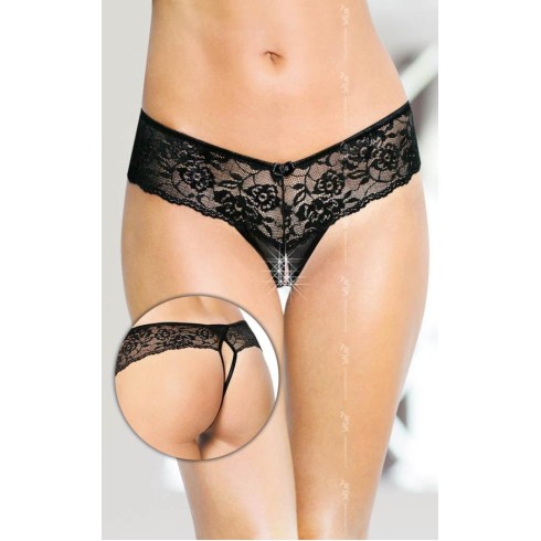 thongs, Thongs 2440 - Black {} S/m, pasiune.ro