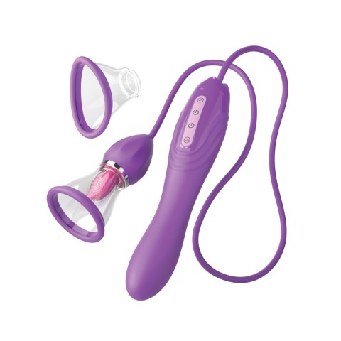 Pipedream - Fantasy For Her, Vibrator Multifunctional Her Ultimate Pleasure Max, Mov, pasiune.ro