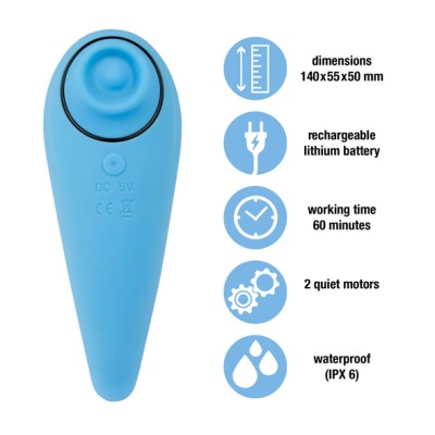Vibrator Femmegasm Albastru