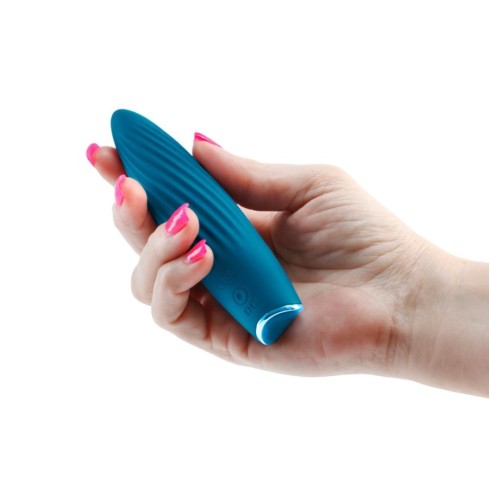 vibrator, Vibrator Clasic Revel Kismet, Albastru, 11.5 Cm, pasiune.ro