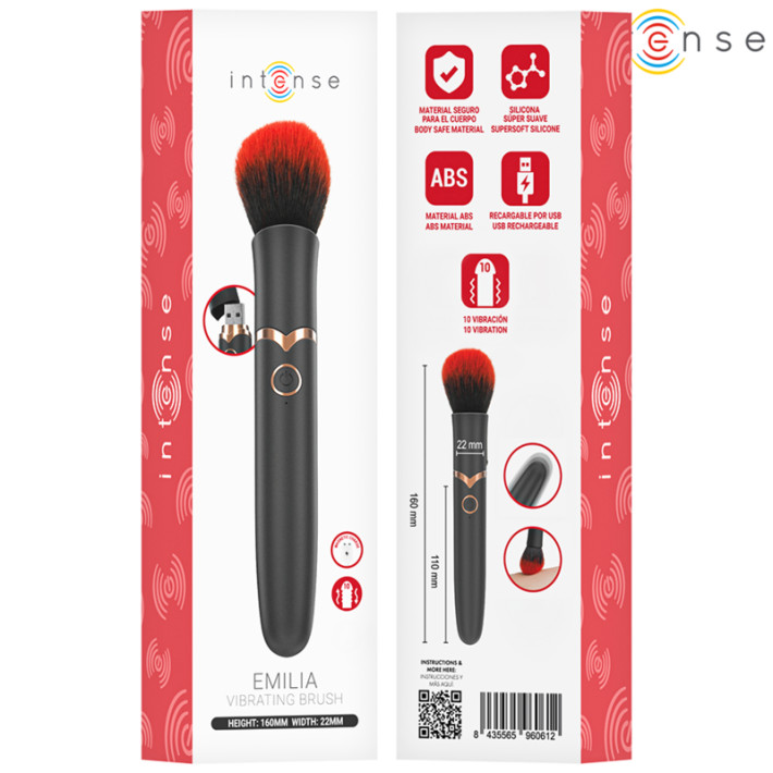 Vibrator Tip Pensula Intense Emilia 16 Cm 7