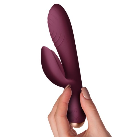 Rocks-Off, Vibrator Rabbit Climaximum - Spirit, Bordo, 18 Cm, pasiune.ro