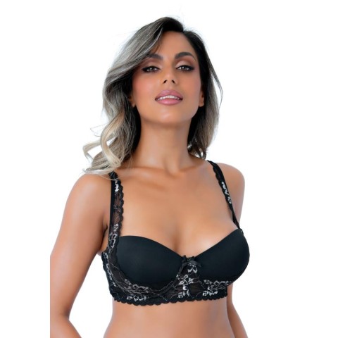 Pagina 2 - , Sutien Cu Push-up Si Dantela Negru Balconette Daring Intimates, pasiune.ro