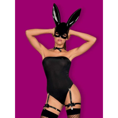 Costum Iepuras Sexy, Negru, L/xl