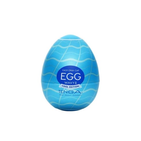 tenga, Mini Masturbator Egg Wavy Ii Cool Edition, pasiune.ro