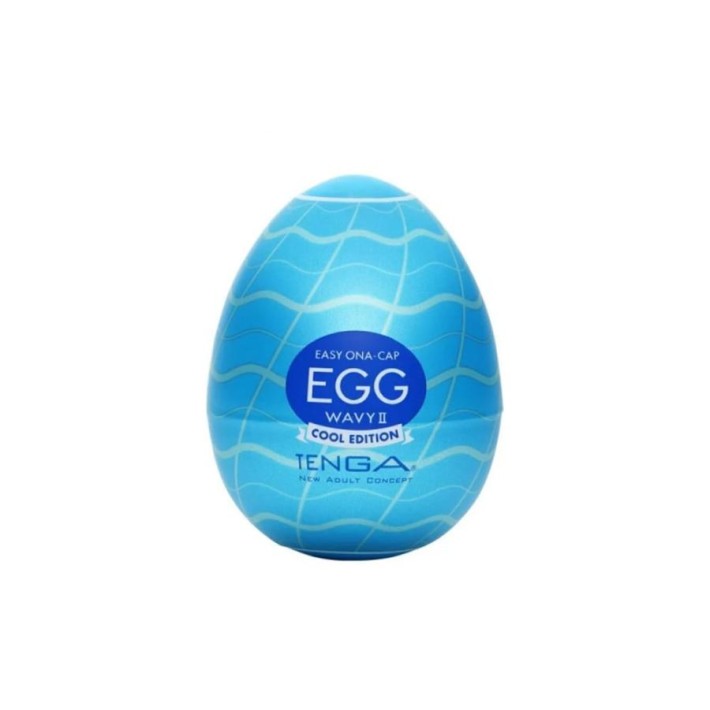 Mini Masturbator Egg Wavy Ii Cool Edition