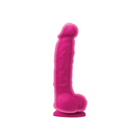 dual, Dildo Realistic Colours Dual Density, Roz - 13 Cm, pasiune.ro
