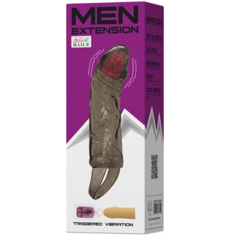 Jucarii adulti, Extensie/manson Penis Cu Vibratii 13.5 Cm, pasiune.ro