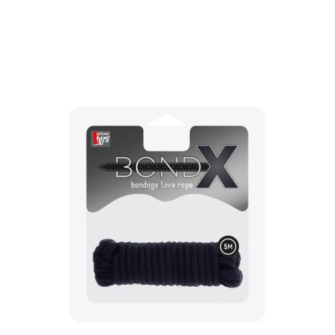 Sfori Benzi, Franghie Bondx Love Rope, Negru, 5 M, pasiune.ro