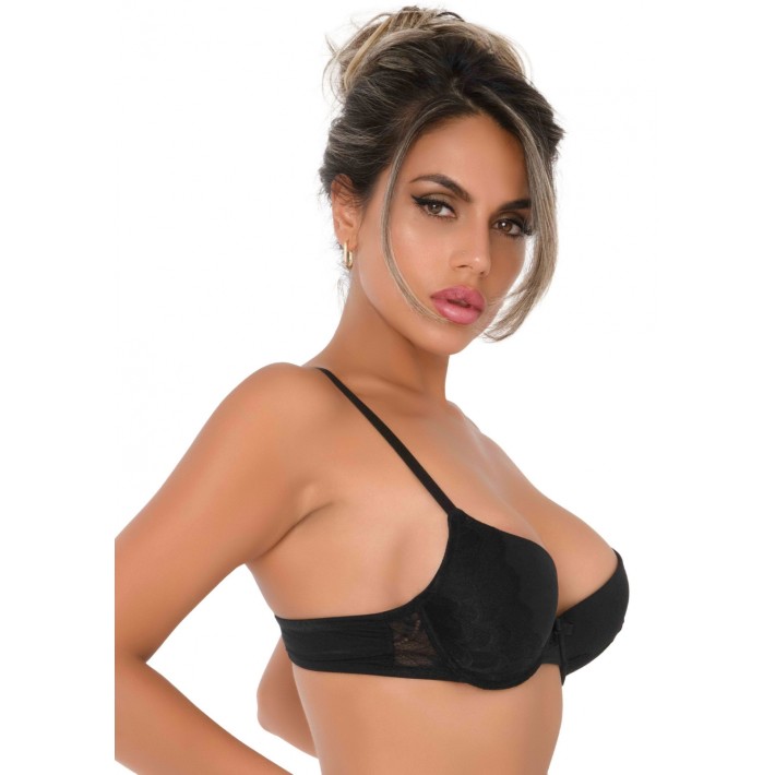Sutien Cu Push-up Daring Intimates Racerback Negru 3