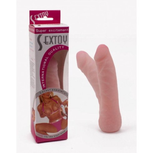 perfect, Dildo Clasic Flexibil, Natural, 16 Cm, pasiune.ro