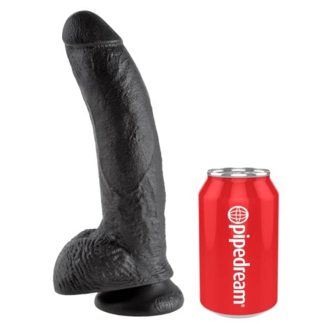 Pagina 4 - Dildouri Clasice, Dildo Clasic Cu Testicule King Cock, Negru, 22.8 Cm, pasiune.ro