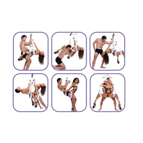 Seturi bondage, Leagan Erotic Fantasy Bondage Swing, Alb, pasiune.ro