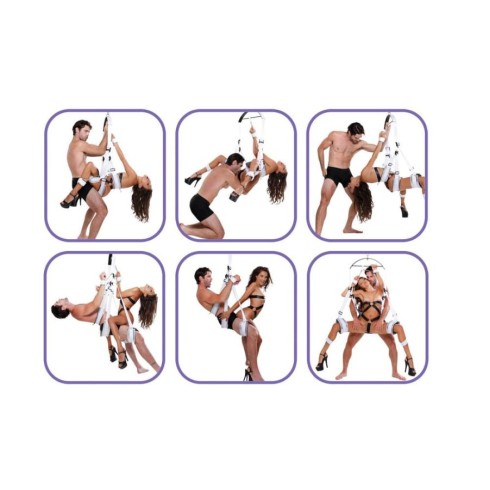 Leagan Erotic Fantasy Bondage Swing, Alb