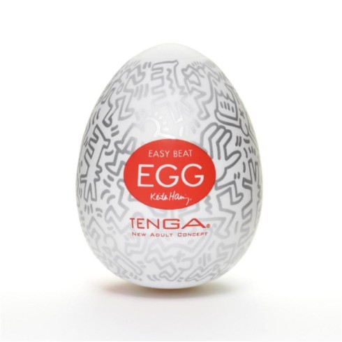 tenga, Mini Masturbator Tenga Egg Keith Haring Party, pasiune.ro