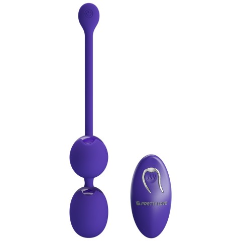 Bile vaginale, Bile Vaginale Kegel Cu Vibratii Willie Youth, Indigo, 8.5 Cm, pasiune.ro