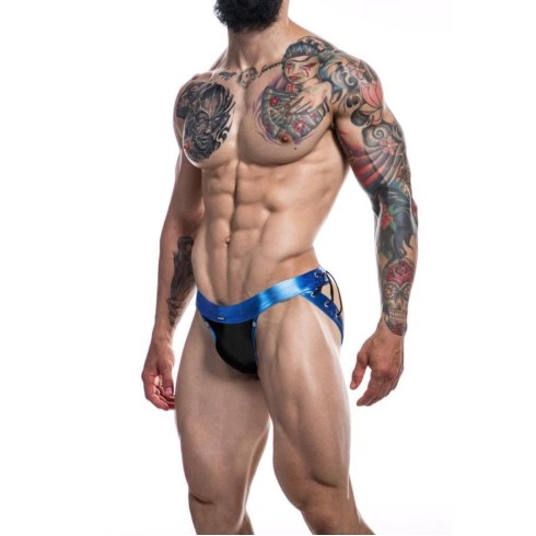 strap, C4m-desire Jockstrap-blueleatherette-xl, pasiune.ro