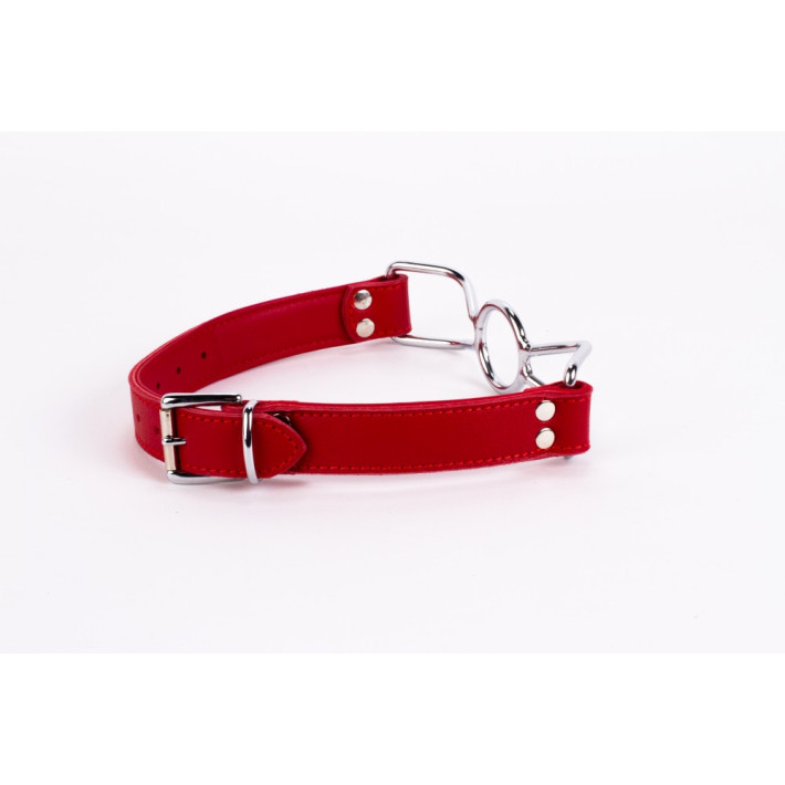 Calf Softy Leather Top And Lamb Leather Padding With Stainless Steel Mouth Piece Red 5