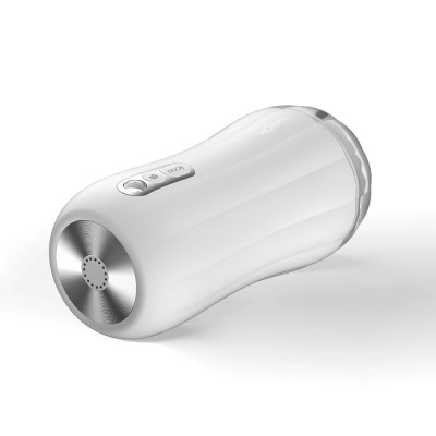 Masturbator Cu Vibratii Robin, Alb