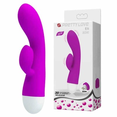 Vibrator Rabbit Eli, Violet, 18 Cm