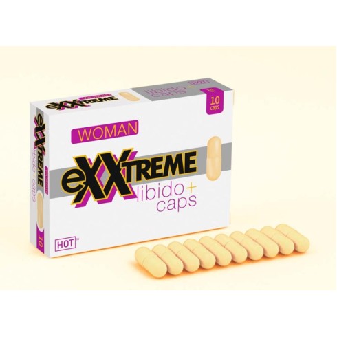 hot, Afrodiziac Pentru Femei Exxtreme Libido, 10 Capsule, pasiune.ro