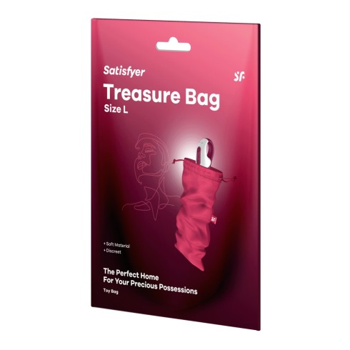 Saculet Transport Jucarii Erotice Treasure Bag, L, Roz