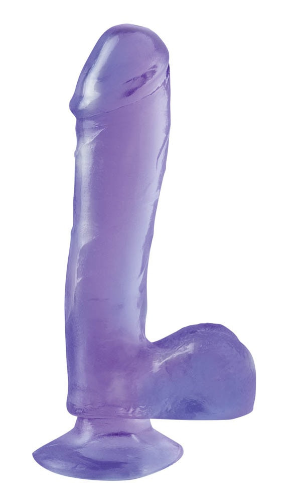 Dildo Clasic Cu Ventuza Albastru 19 Cm