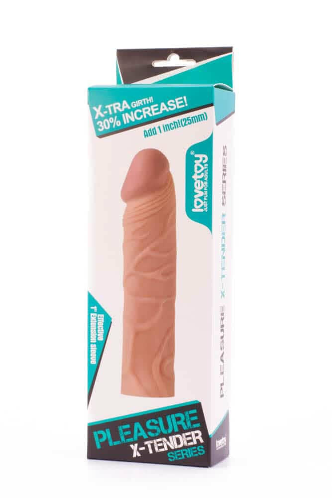 Manson Penis Pleasure X-tender + 2.5 Cm in SexShop KUR Romania