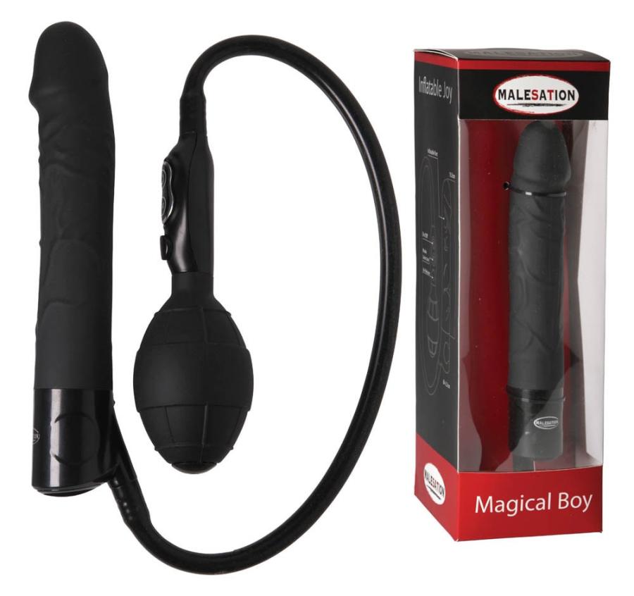 Vibrator Anal Gonflabil Magical Boy Negr in SexShop KUR Romania