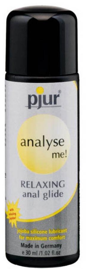 Lubrifiant Pe Baza De Silicon Cu Jojoba Analyse Me Relaxing Anal Glide 30 Ml