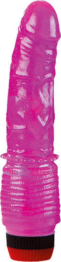 Vibrator Realistic Jelly Mov 18.5 Cm