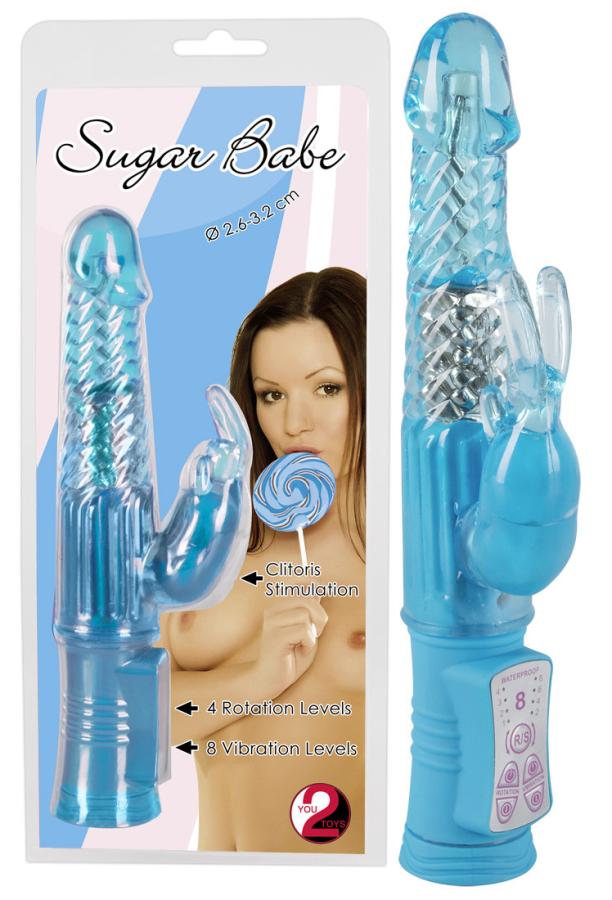 Vibrator Sugar Babe Albastru