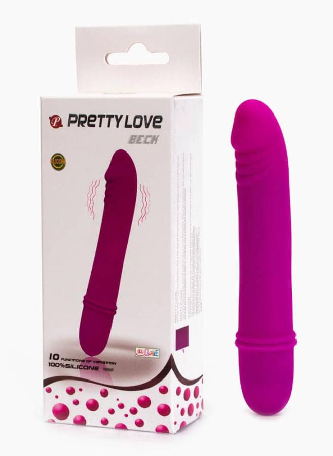 Vibrator Realistic Beck 10 Functii Violet 12 Cm