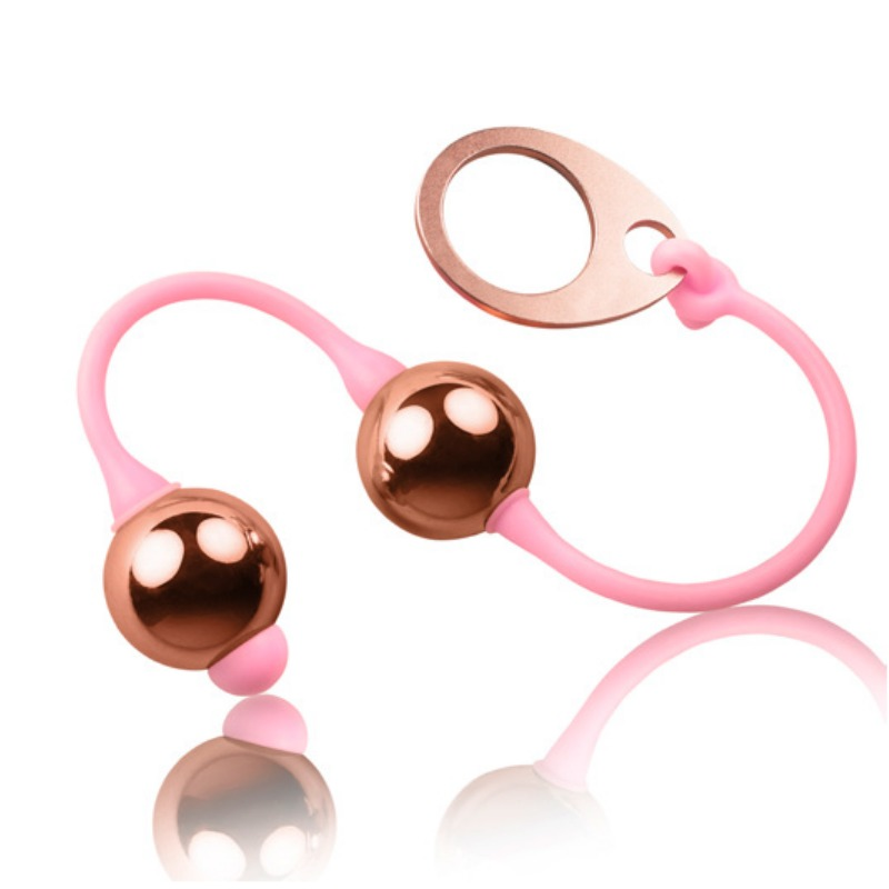 Bile Vaginale Kegel Golden Balls Metalic in SexShop KUR Romania