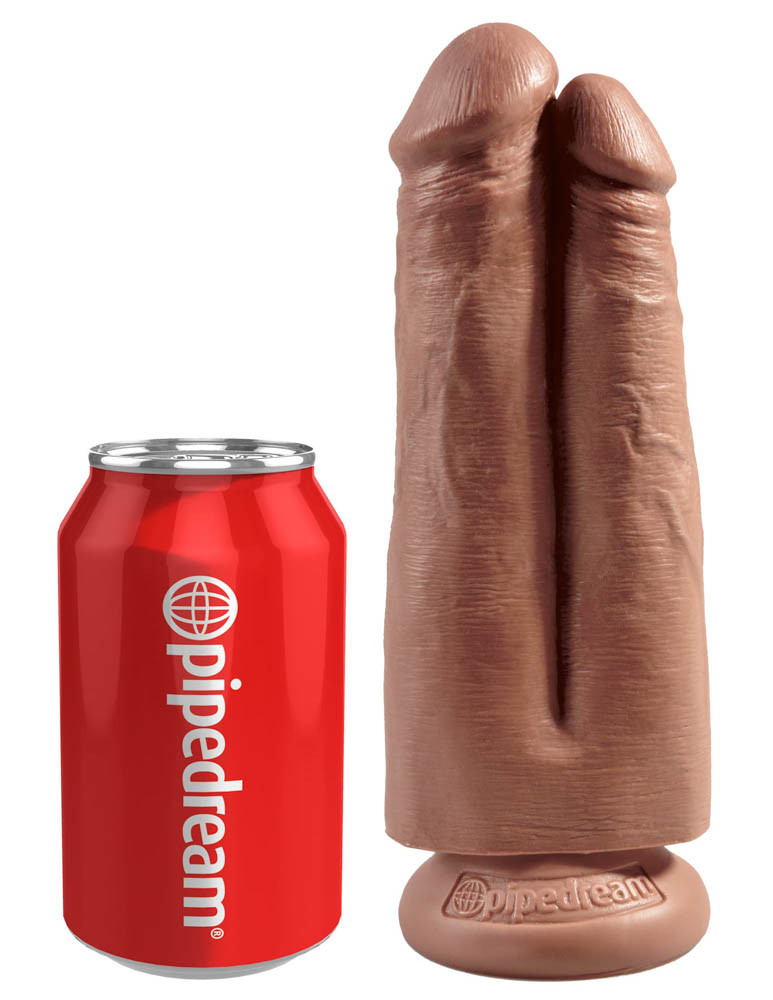 Dildo Realistic King Cock 2-in-1 Natural 17 Cm