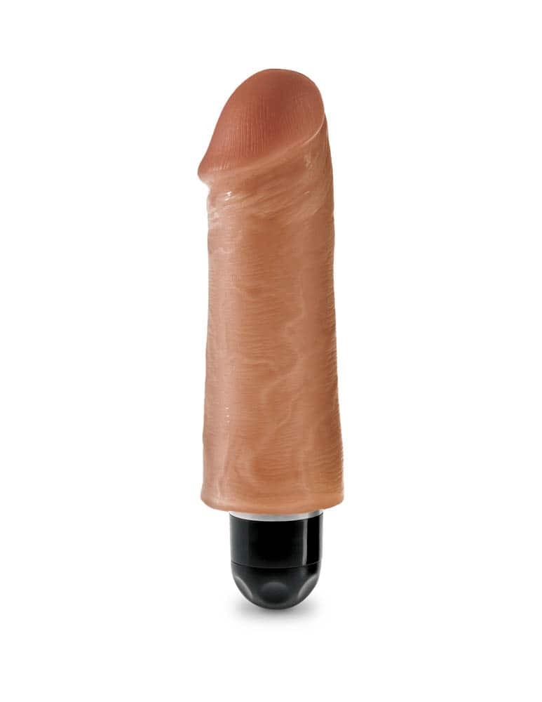 Vibrator Realistic King Cock Flesh 16.5  in SexShop KUR Romania